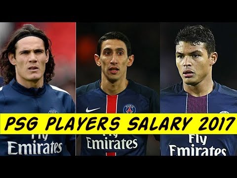 PSG Football Players Weekly Salary 2017.