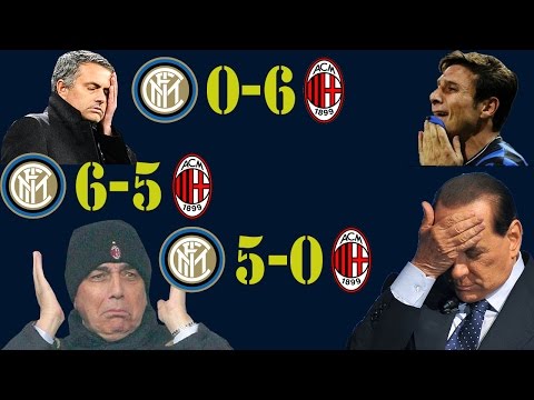 AC Milan vs Inter WORST defeats in DERBY | AC Milan vs Inter History | Head to Head with Statistics