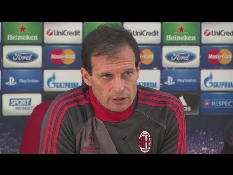 AC Milan vs Barcelona – Champions League – Allegri angry with criticism of AC Milan