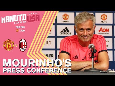 Mourinho’s Press Conference | Man Utd v AC Milan | Watch Live on MUTV!