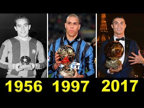 All Time Ballon d’Or Winners  (1956 – 2017)