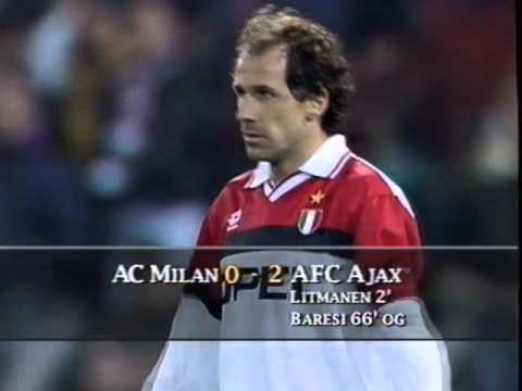 AC Milan v Ajax Champions League 1994/95