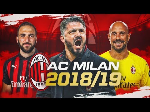 HIGUAÍN, EL NUEVO REFUERZO PARA GATTUSO  !! | SQUAD A.C. MILAN 2018/19