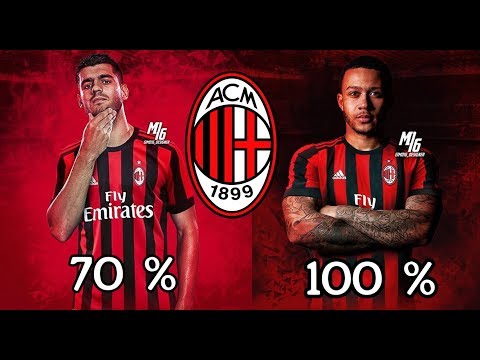AC Milan Confirmed Transfer & Roumours / Morata , Falcao , Depay
