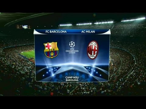 AC MILAN VS BARCELONA (1-1) (Champions League Highlights 2013) 22/10/13
