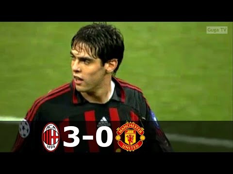 AC Milan vs Manchester United 3-0 – UCL 2006/2007 – Highlights (English Commetnary)