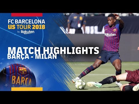 BARÇA 0-1 MILAN | ICC 2018 HIGHLIGHTS