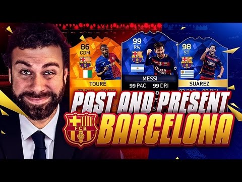 PAST AND PRESENT BARCELONA SQUAD BUILDER!! TOTY 99 MESSI + TOTS 98 SUAREZ – FIFA 16 Ultimate Team