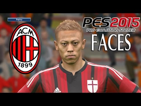 Pro Evolution Soccer 2015 (PES 2015) | AC Milan Player Faces