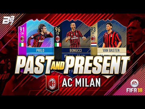 PAST AND PRESENT AC MILAN SQUAD BUILDER! | FIFA 18 ULTIMATE TEAM