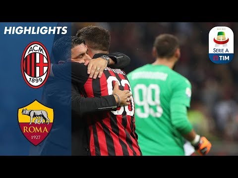 AC Milan 2-1 Roma | Cutrone Wins it Late for Milan | Serie A