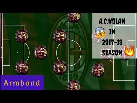 A.C. Milan’s New Line-Up For 2017-18 Season ( Most Probable Formation)