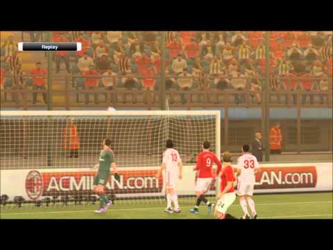 PES 12 PC Gameplay Man UTD vs AC Milan HD PART 1 (DEMO)