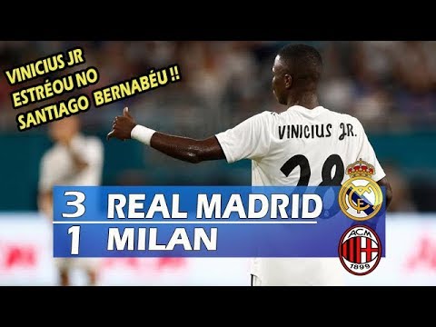 Real Madrid 3 x 1 Milan – VINICIUS JR ESTREOU NO BERNABEU ! Melhores Momentos (HD) – Amistoso 11/08