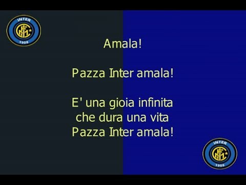 Official Inter Song – Pazza Inter Amala with Lyrics (Interisti Indonesia)
