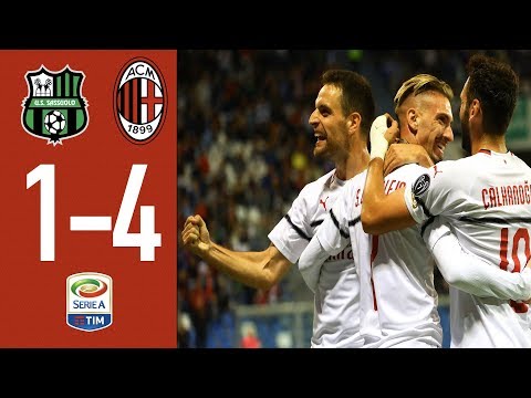 Sassuolo 1-4 AC Milan – Highlights – Matchday 7 Serie A 2018/19