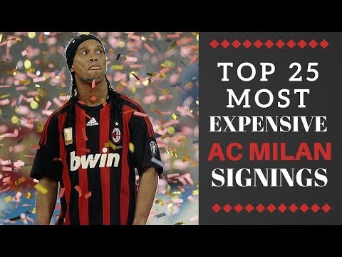 Top 25 Most Expensive AC MILAN Signings | Update September 2017
