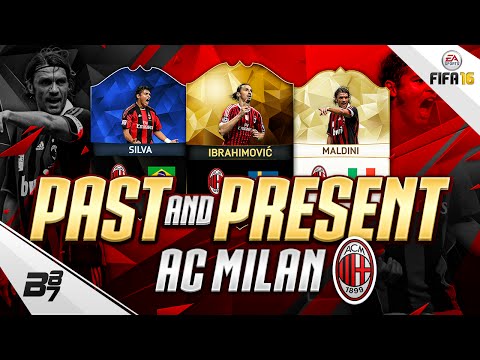 PAST AND PRESENT AC MILAN SQUAD BUILDER | FIFA 16 Ultimate Team