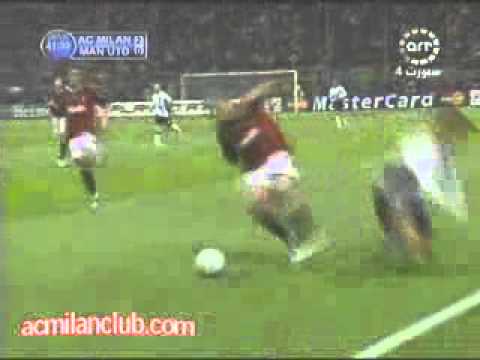 gattuso vs c ronaldo  ac milan 3 0 manchester united  converted