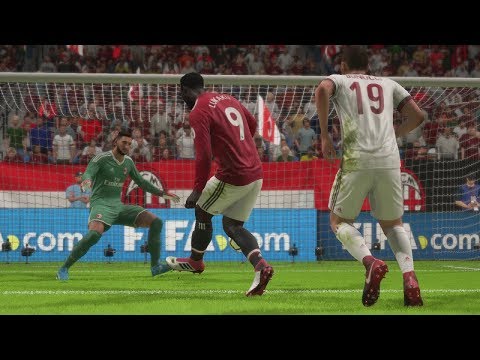 International Champions Cup 2018 AC Milan vs Manchester United Full Match Sim FIFA 18