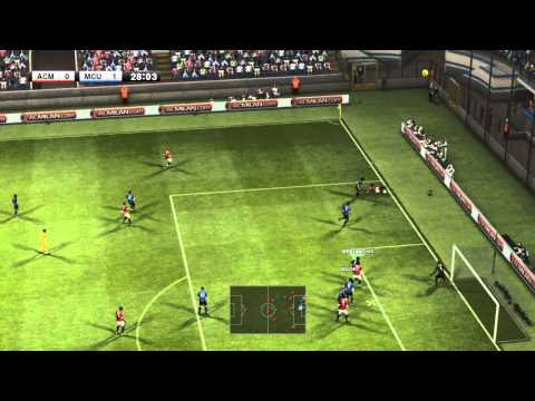 PES 2012 Gameplay : AC Milan VS Manchester United