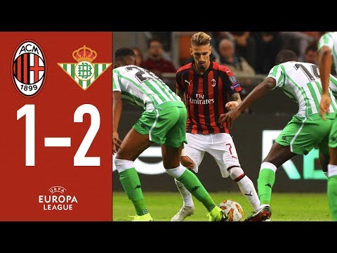 AC Milan 1-2 Real Betis – Highlights – Europa League Group F Matchday 3