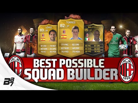 BEST POSSIBLE AC MILAN TEAM! w/ TORRES | FIFA 14 Ultimate Team Squad Builder