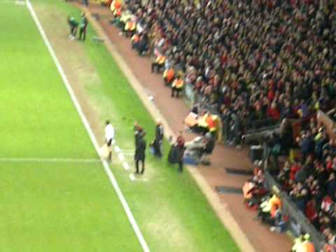 One David Beckham! There’s only one David Beckham!!!! (Manchester United Vs. A.C. Milan; 10/03/2010)