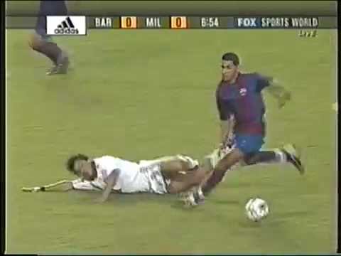 Barcelona vs Milan -Champions World-Washington 2003-Full game-English audio.