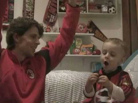 Cutest AC Milan fan in the world!