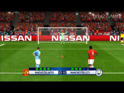 MANCHESTER UNITED vs MANCHESTER CITY | Penalty Shootout | PES 2017 Gameplay