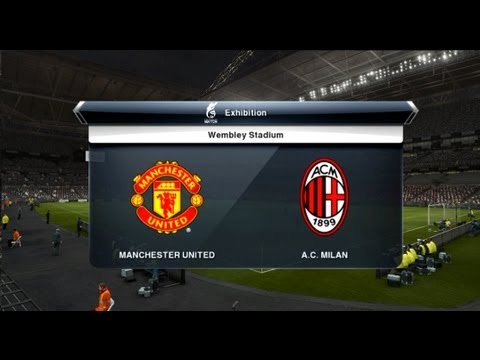 Lets play : PES 13 – Manchester United VS AC milan [HD]