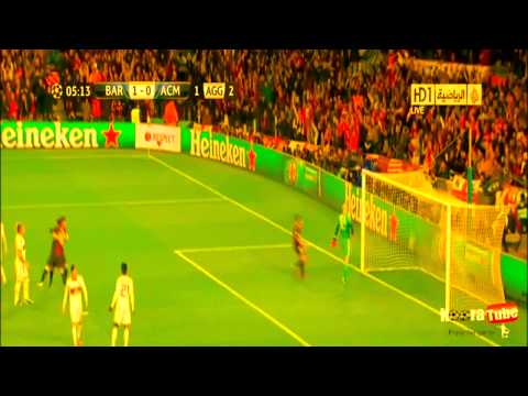 Barcelona 4-0 ACMilan Goals & Highlights [12-3-2013] HD