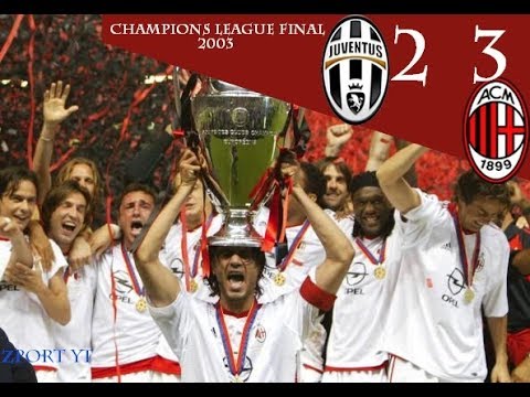 Memorable Match : Juventus vs AC Milan (2-3) || UCL Final 2003 || Penalty Shootout