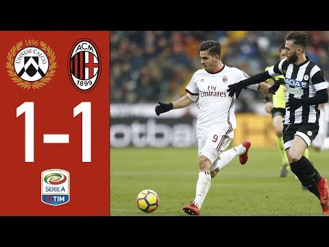 Highlights – Udinese 1-1 AC Milan – Serie A 2017/18