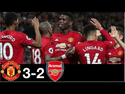 Manchester United vs Arsenal 3-2 All Goals and Highlights Full Match