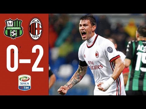 Romagnoli-Suso and AC Milan hit Sassuolo for two