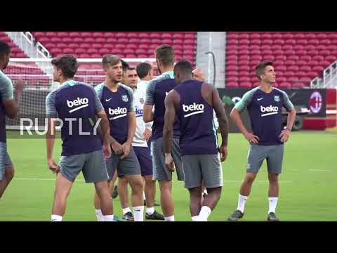 USA: Barca coach welcomes new midfield maestro Vidal