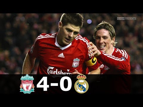 Liverpool vs Real Madrid 4-0 – UCL 2008/2009 – Highlights (English Commentary)