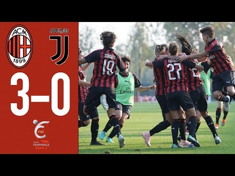 Highlights AC Milan 3-0 Juventus – Matchday 6 – Women Serie A 2018/2019