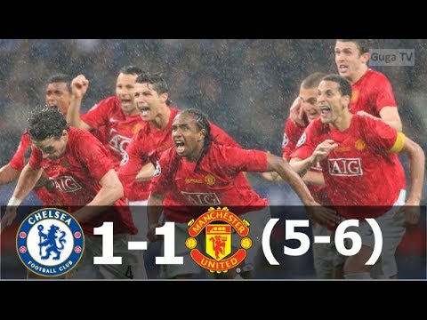 Manchester United vs Chelsea 1-1 (pen 6-5) – UCL Final 2008 – Highlights (English Commentary)