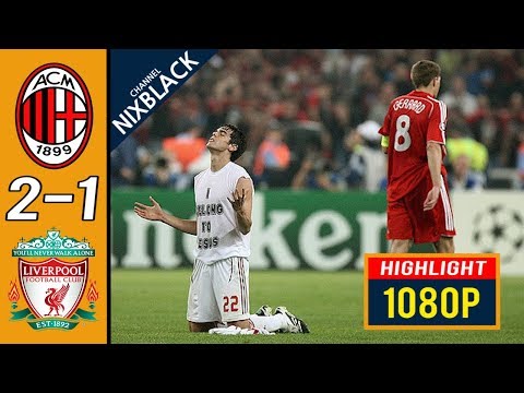 AC Milan 2-1 Liverpool 2007 Champions League Final All goals & Highlights FHD/1080P