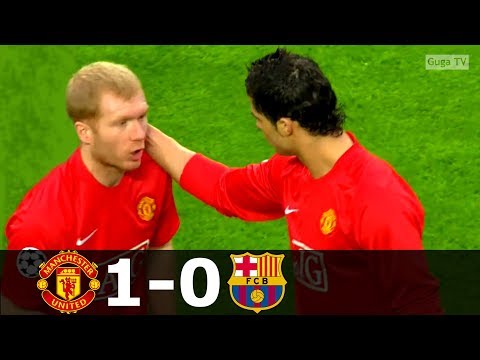 Manchester United vs Barcelona 1-0 – UCL 2007/2008 – Highlights (English Commentary)