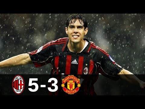 AC Milan vs Manchester United 5-3 UCL 2006/2007 Highlights (2 legs) HD