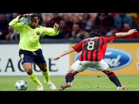 The day Ronaldinho destroyed AC Milan by his own HD