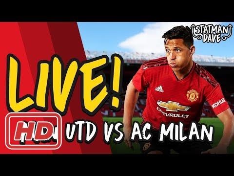 AC Milan 1-1 Manchester United LIVE | Statman Dave Watchalong – Highlights 2018