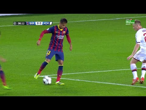 Neymar vs AC Milan (Home) HD 1080i (06/11/2013)
