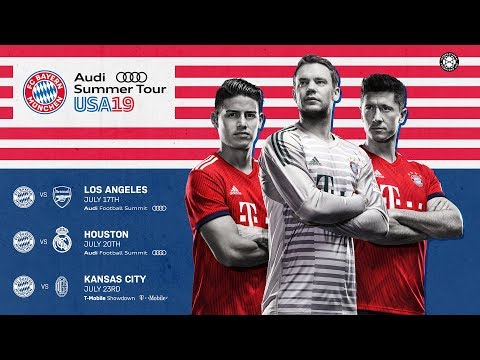 FC Bayern to face Arsenal, Real Madrid and AC Milan in USA! #AudiFCBTour 2019