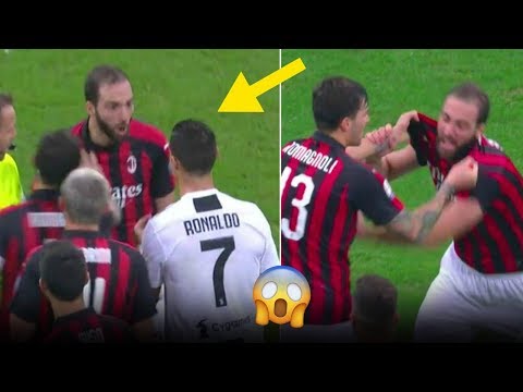 What Happened Between Ronaldo And Higuain | Milan vs Juventus 0-2
