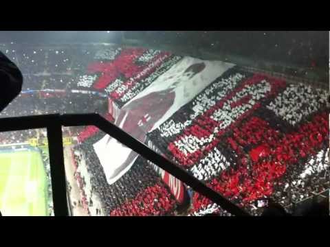 A.C Milan – F.C Barcelona 2-0 UCL \\ Tifosi/Coreografia & Player Presentation